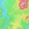 Mapa topográfico Mahagnao, altitud, relieve