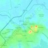 Mapa topográfico Araranguá, altitud, relieve