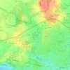 Mapa topográfico La Corneillière, altitud, relieve