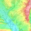 Mapa topográfico Ripol, altitud, relieve