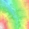 Mapa topográfico Les Déserts, altitud, relieve