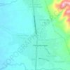 Mapa topográfico Kayu Jati, altitud, relieve