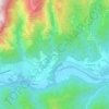 Mapa topográfico Sévirac, altitud, relieve