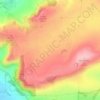 Mapa topográfico Roundway Down, altitud, relieve