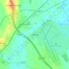 Mapa topográfico Leeming, altitud, relieve