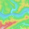 Mapa topográfico Riverview, altitud, relieve