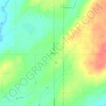 Mapa topográfico Tapiola, altitud, relieve