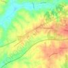 Mapa topográfico Pilot, altitud, relieve