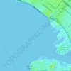 Mapa topográfico Gravesend Bay, altitud, relieve