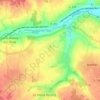 Mapa topográfico Les Canards, altitud, relieve