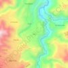 Mapa topográfico Yalo, altitud, relieve