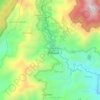 Mapa topográfico Pan-ngat, altitud, relieve