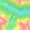 Mapa topográfico Quarazza, altitud, relieve