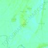 Mapa topográfico Kone Gyi, altitud, relieve