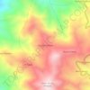 Mapa topográfico Cruz De Chalpon, altitud, relieve