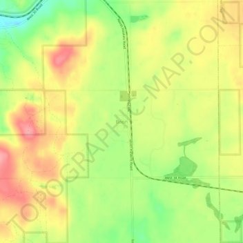 Mapa topográfico Boon, altitud, relieve