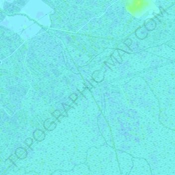 Mapa topográfico Bellevue, altitud, relieve