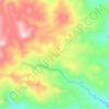 Mapa topográfico Amsipit, altitud, relieve