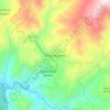 Mapa topográfico Ixtlan de Juárez, altitud, relieve