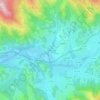 Mapa topográfico Uharte, altitud, relieve