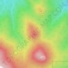 Mapa topográfico Lightning Peak, altitud, relieve