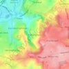 Mapa topográfico Dalton Magna, altitud, relieve