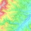 Mapa topográfico Le Sudieu, altitud, relieve
