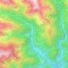 Mapa topográfico Riva, altitud, relieve