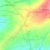 Mapa topográfico Muzon Primero, altitud, relieve
