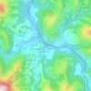 Mapa topográfico Nobilia, altitud, relieve