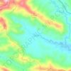 Mapa topográfico Cidora, altitud, relieve