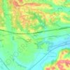 Mapa topográfico Ceresa, altitud, relieve