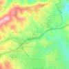 Mapa topográfico الخان الأحمر, altitud, relieve