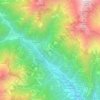 Mapa topográfico Piaro, altitud, relieve