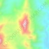 Mapa topográfico 于山, altitud, relieve