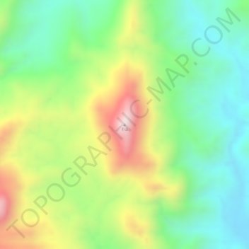 Mapa topográfico 于山, altitud, relieve
