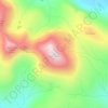 Mapa topográfico Clisham, altitud, relieve