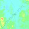 Mapa topográfico Montebello, altitud, relieve
