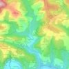 Mapa topográfico Champmajour, altitud, relieve