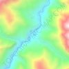 Mapa topográfico Yugar, altitud, relieve