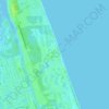 Mapa topográfico Hammock Beach, altitud, relieve