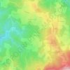 Mapa topográfico La Bretonne, altitud, relieve
