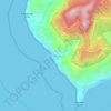 Mapa topográfico San Teodoro, altitud, relieve