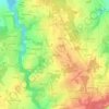 Mapa topográfico Trébéfour, altitud, relieve