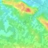 Mapa topográfico La Croix des Sables, altitud, relieve
