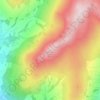 Mapa topográfico Wansfell Pike, altitud, relieve