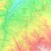 Mapa topográfico Aurora, altitud, relieve