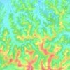 Mapa topográfico Lari, altitud, relieve