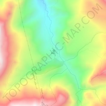Mapa topográfico Ikiss, altitud, relieve