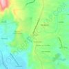 Mapa topográfico Indangan, altitud, relieve